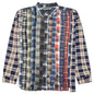 Ribbon Wide Flannel Shirt - Assorted