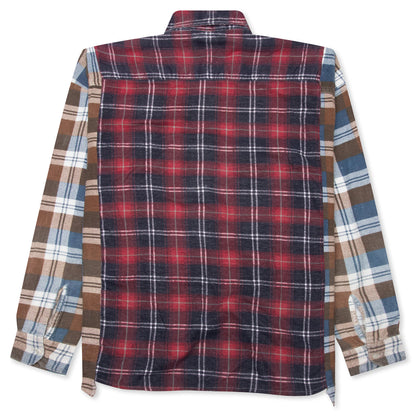 Ribbon Wide Shirt - Assorted