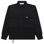 Ripstop Overshirt - Black