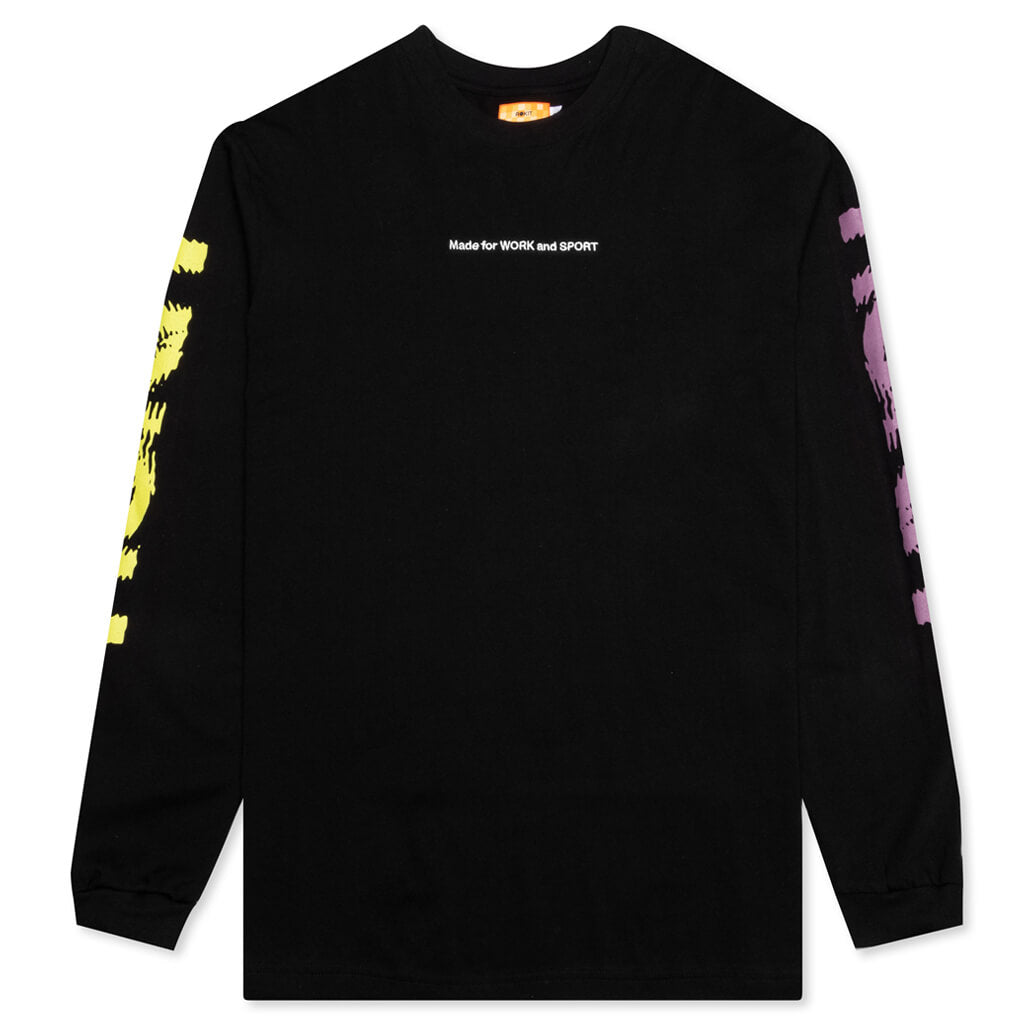 Ripple L/S Tee - Black