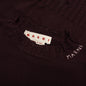 Round Neck Distressed Sweater - Dark Raisin