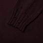 Round Neck Distressed Sweater - Dark Raisin