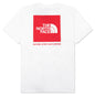 S/S Box NSE Tee - TNF White/TNF Red