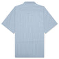 S/S Hendry Shirt - Seaton Stripe/Frosted Blue/Mulberry