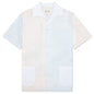 Short Sleeve Pocket Shirt - White/Cream/Light Blue