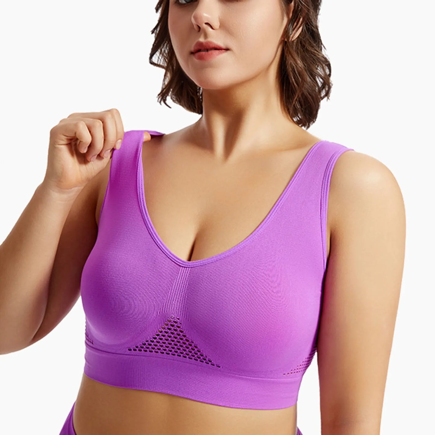 Beautiful Back Sports Bra Shockproof Yoga Support