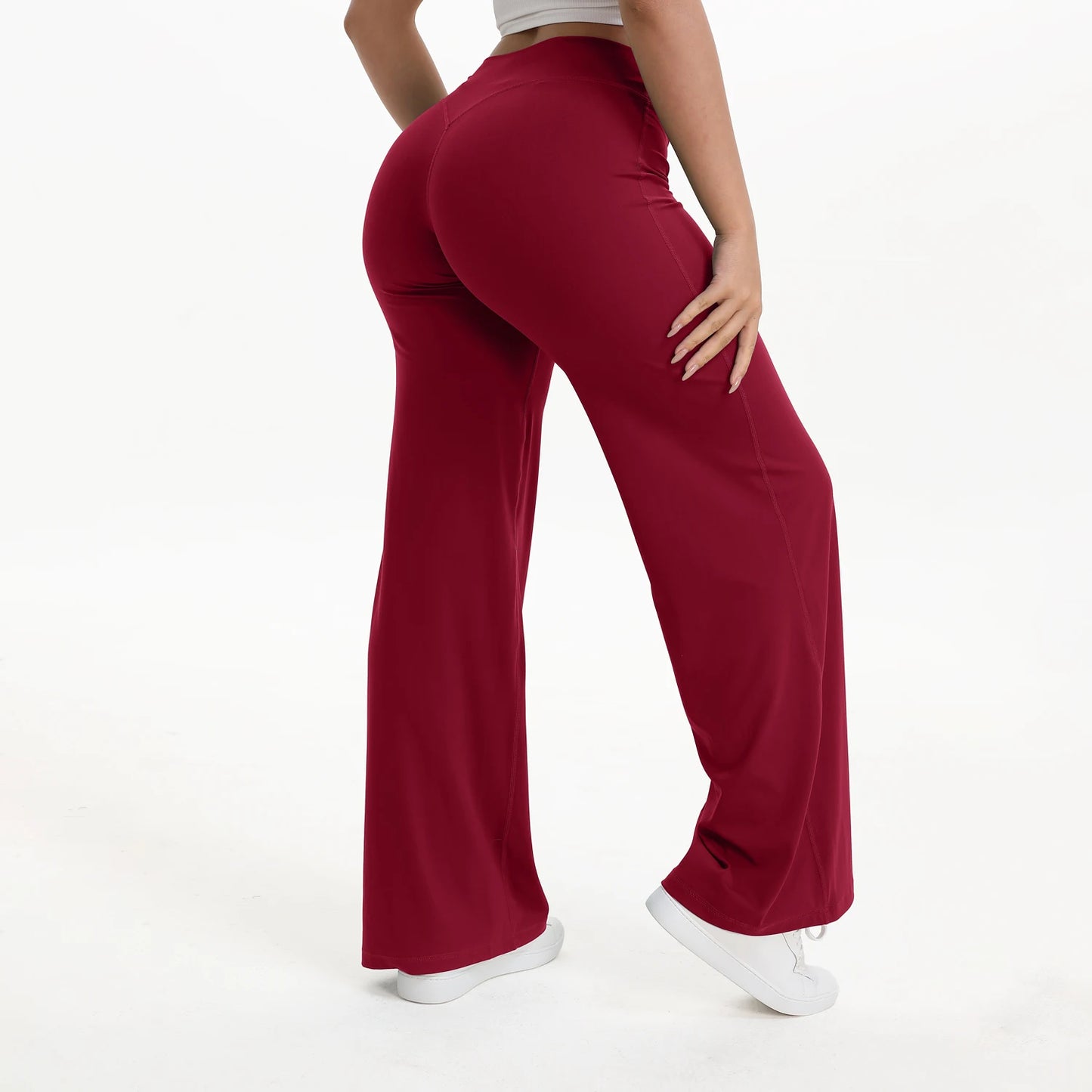 SoftMotion Mid Waist Gym Leggings Naked Feel Yoga Pants