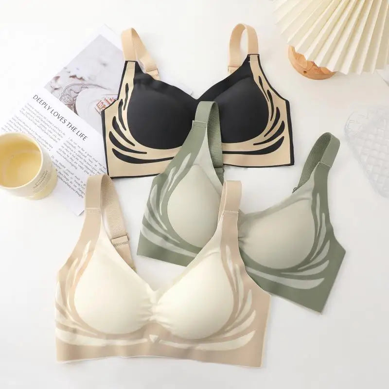 Angel Wings Seamless Push Up Bra No Wire Lingerie