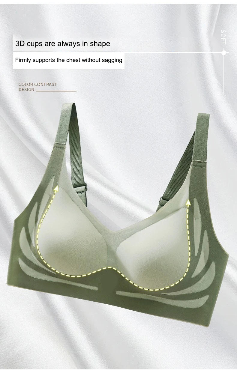 Angel Wings Seamless Push Up Bra No Wire Lingerie