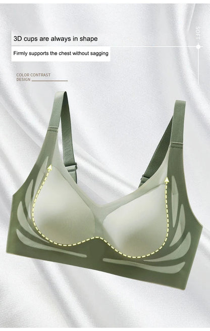 Angel Wings Seamless Push Up Bra No Wire Lingerie