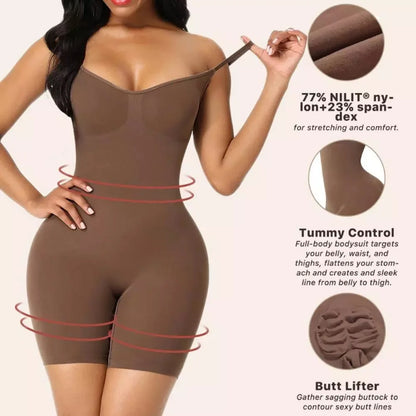 Seamless Shapewear Bodysuit for Women – Tummy Control