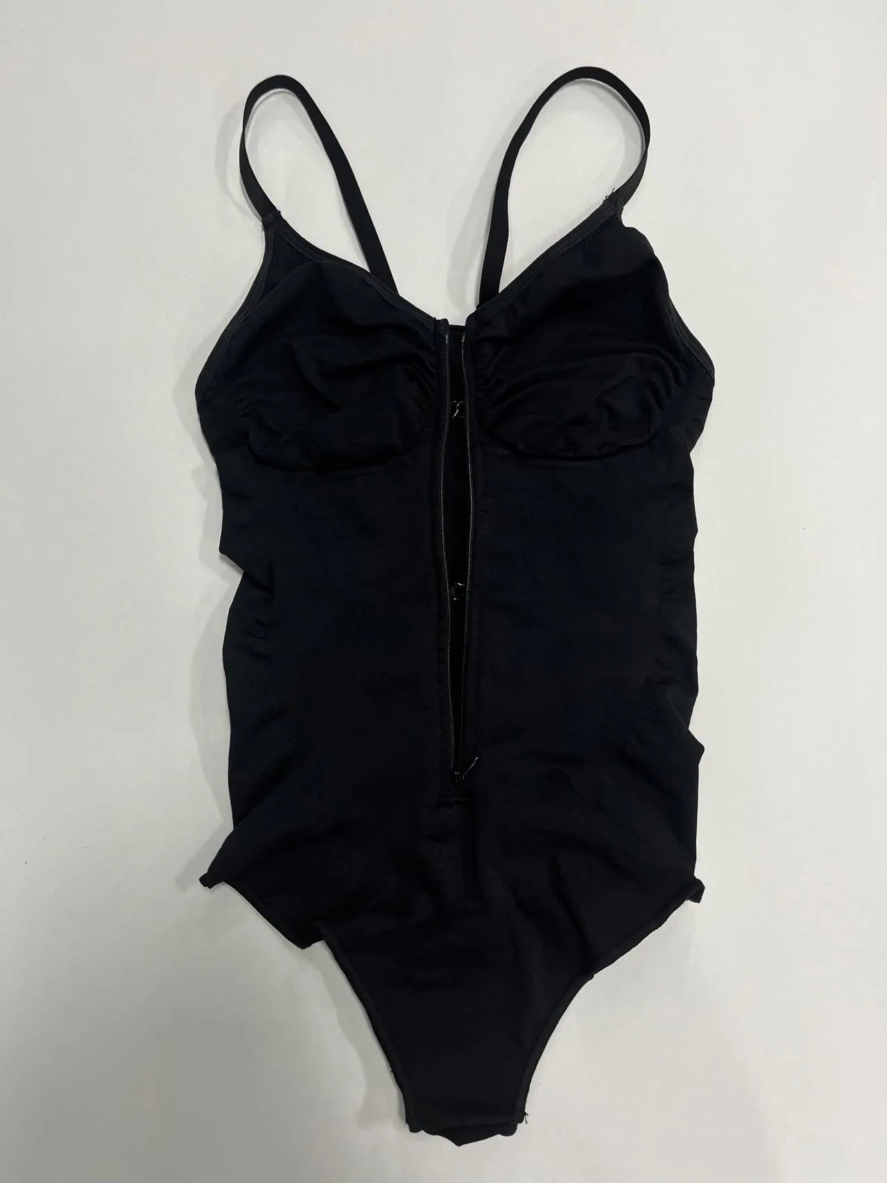 Seamless Bodysuit Shapewear Women Zip Front Tummy Control