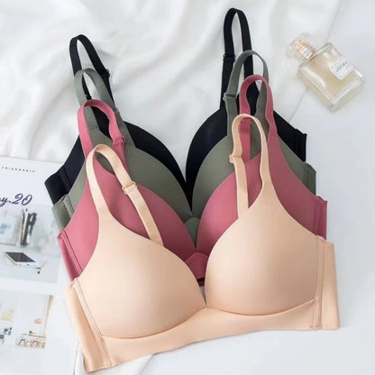 Japanese Style Seamless Wireless Push Up Bra Women