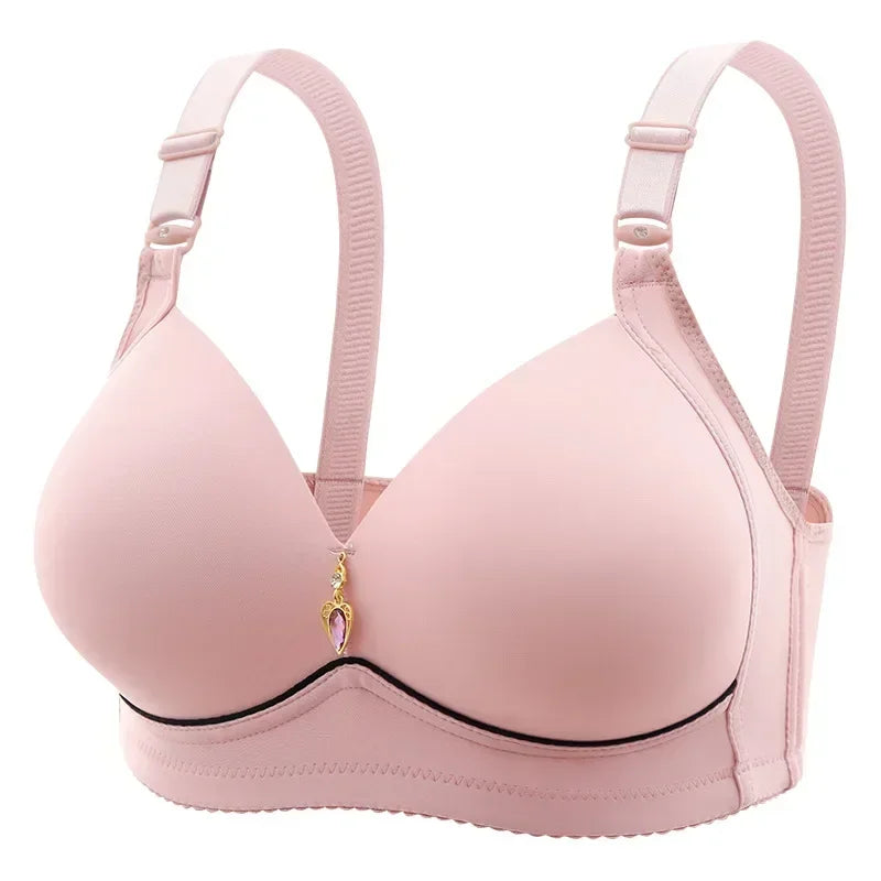 Wireless Push Up Bra Breathable Plus Size Bralette