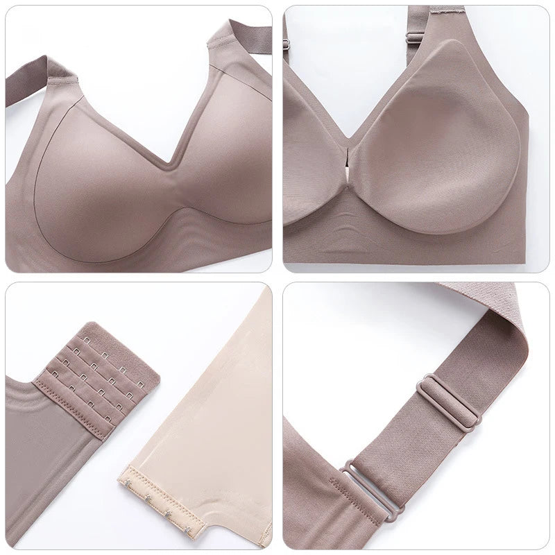 Seamless Push Up Bra Women Wireless Plus Size Bralette