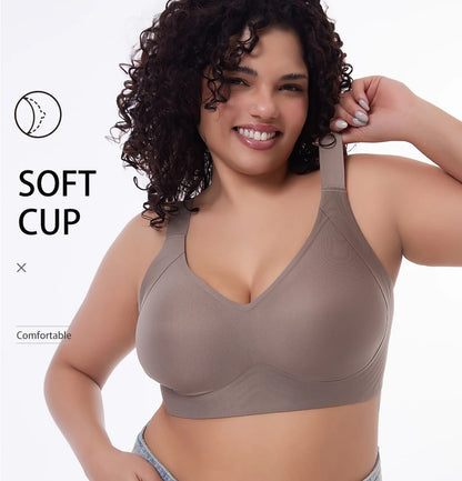 Seamless Push Up Bra Women Wireless Plus Size Bralette