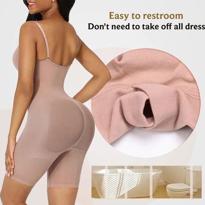 Seamless Shapewear Bodysuit for Women – Tummy Control