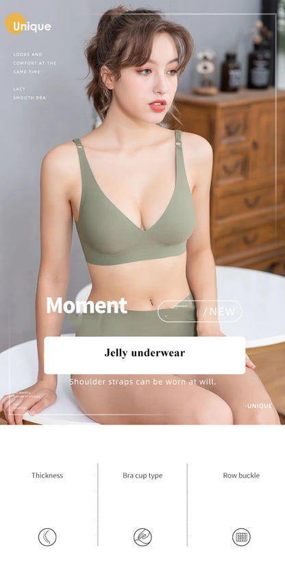 Seamless Wireless Bra – Push Up & Comfortable Fit