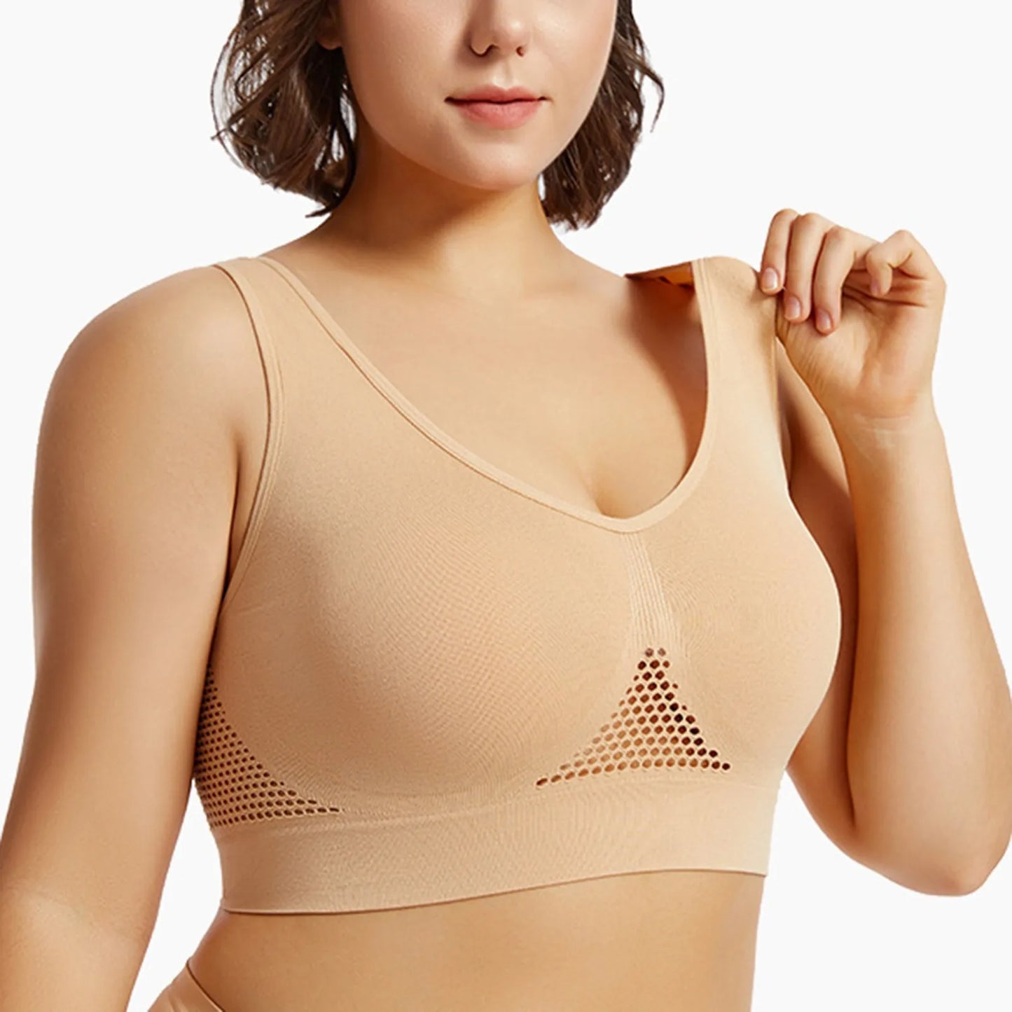 Beautiful Back Sports Bra Shockproof Yoga Support