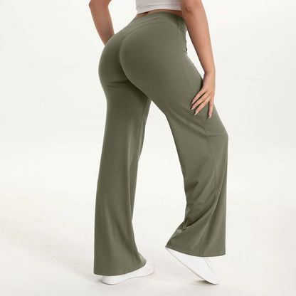SoftMotion Mid Waist Gym Leggings Naked Feel Yoga Pants