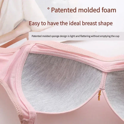 Wireless Push Up Bra Breathable Plus Size Bralette