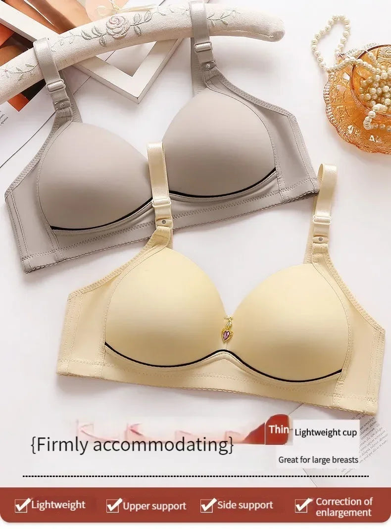 Wireless Push Up Bra Breathable Plus Size Bralette