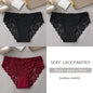 Floral Embroidery Lace Panties 3PCS Sexy Women Briefs
