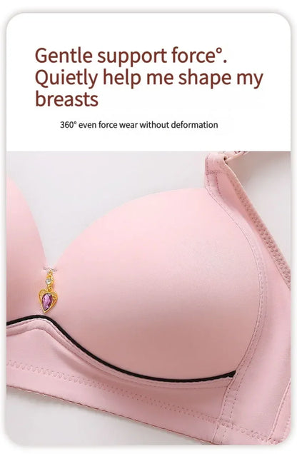 Wireless Push Up Bra Breathable Plus Size Bralette
