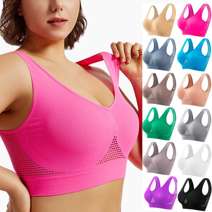 Beautiful Back Sports Bra Shockproof Yoga Support