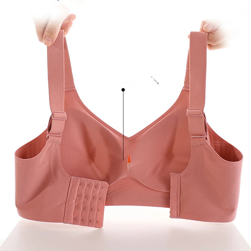 Seamless Soft Support Bra Women Adjustable Thin Bra