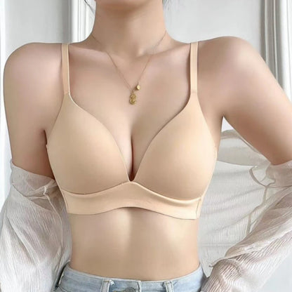 Japanese Style Seamless Wireless Push Up Bra Women