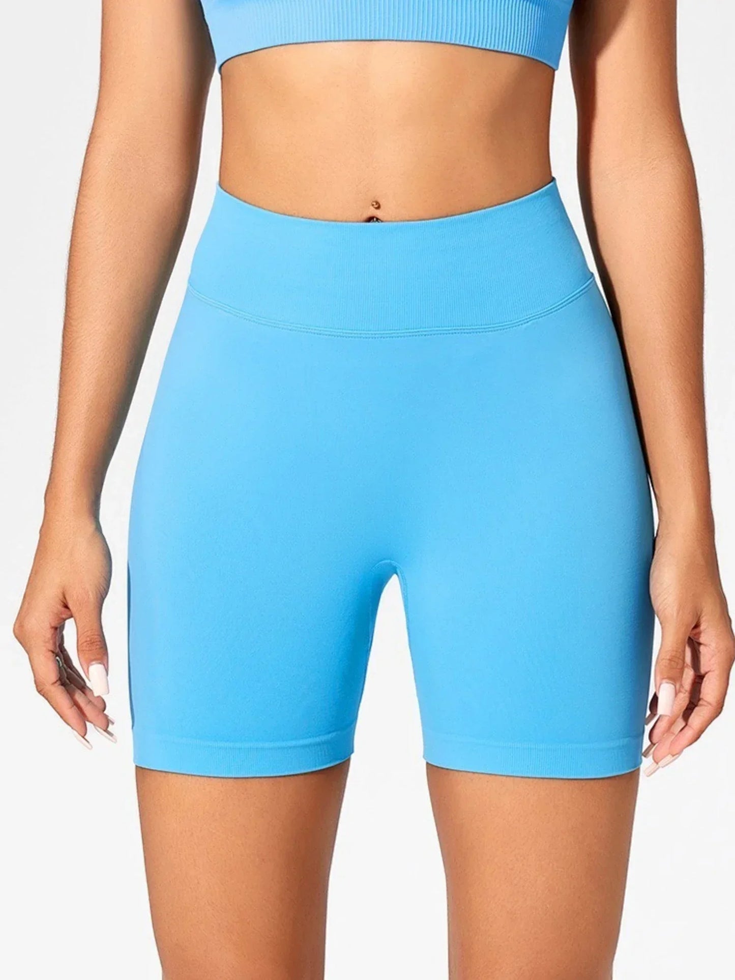 High Waisted Yoga Shorts Women Fitness Running Shorts