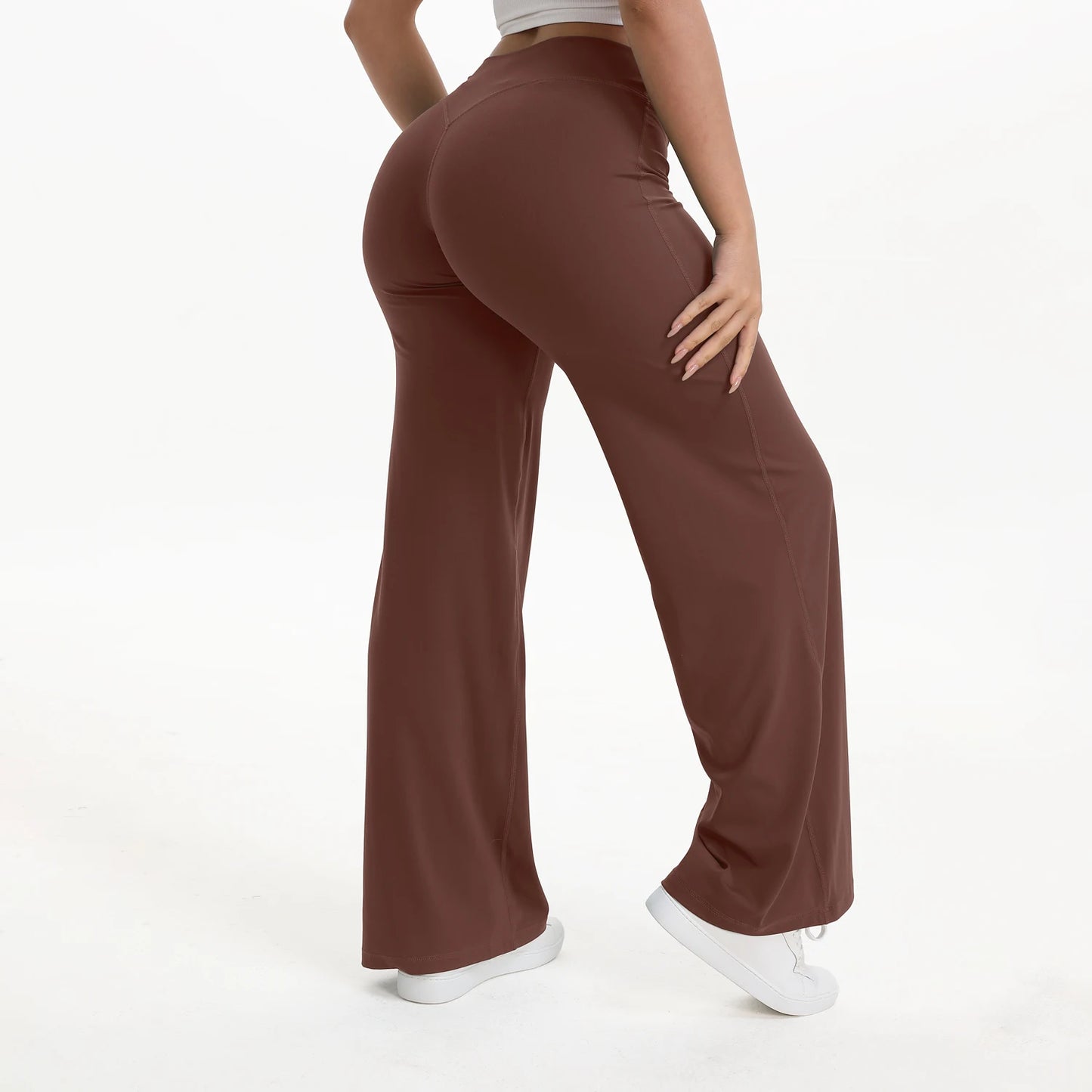 SoftMotion Mid Waist Gym Leggings Naked Feel Yoga Pants