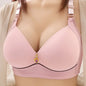 Wireless Push Up Bra Breathable Plus Size Bralette