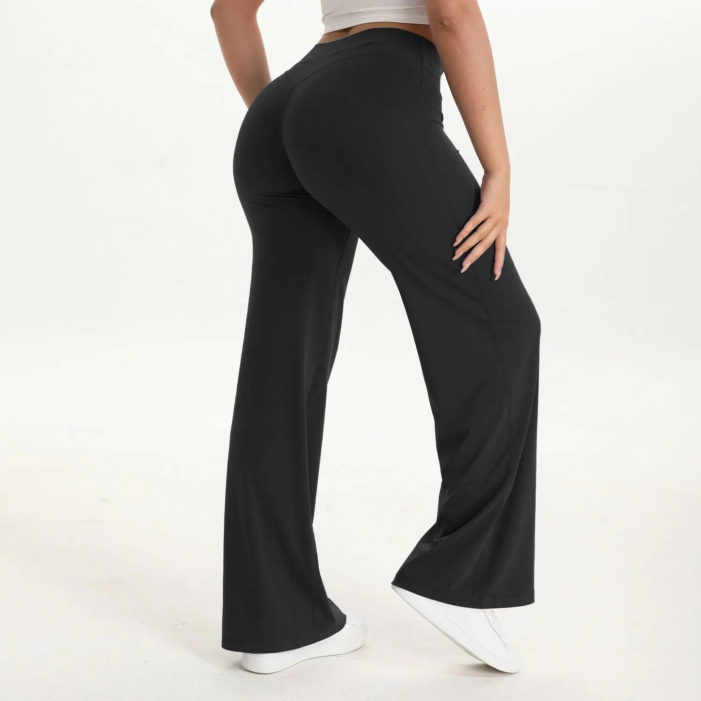 SoftMotion Mid Waist Gym Leggings Naked Feel Yoga Pants