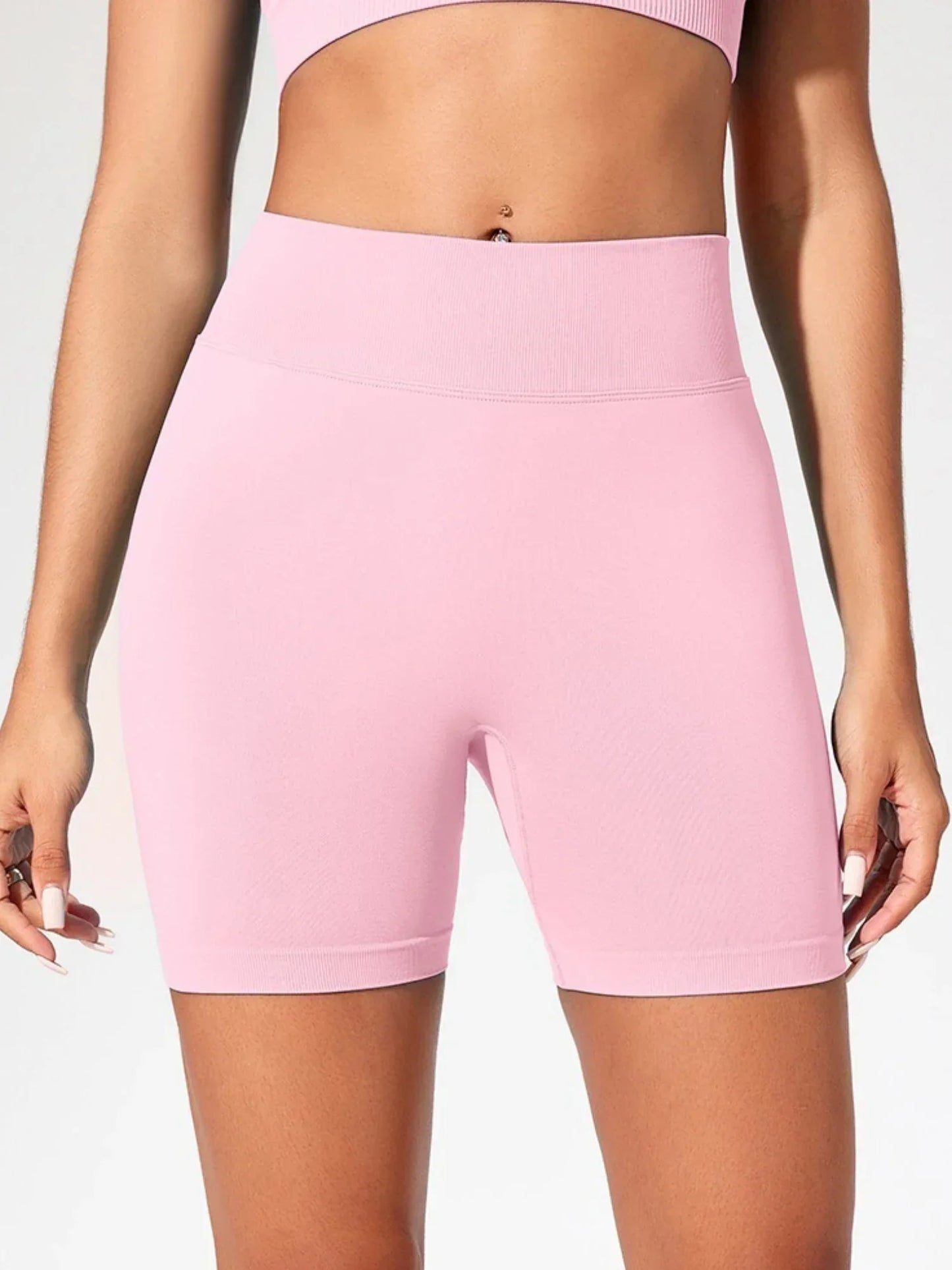 High Waisted Yoga Shorts Women Fitness Running Shorts