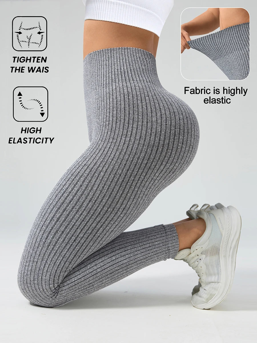Women's Seamless Yoga Pants Tummy Control Gym Leggings