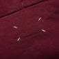 Logo-Embroidered Long-Sleeved Hoodie - Burgundy