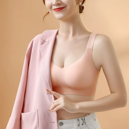 Seamless Soft Support Bra Women Adjustable Thin Bra