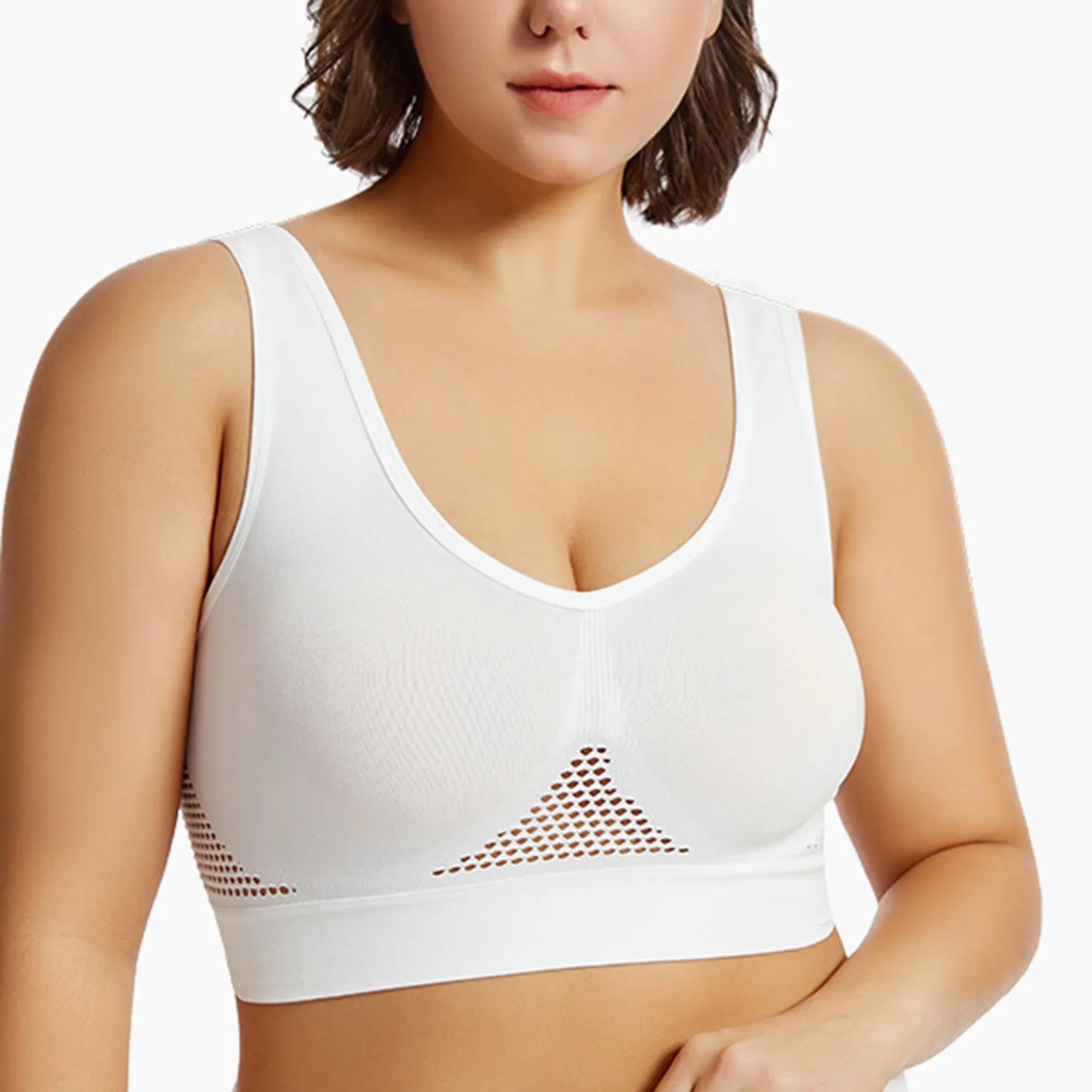 Beautiful Back Sports Bra Shockproof Yoga Support