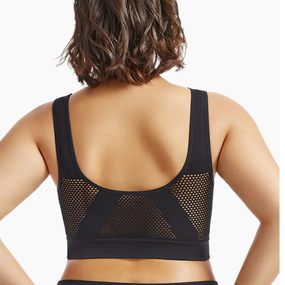 Beautiful Back Sports Bra Shockproof Yoga Support