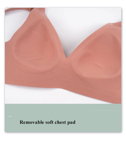 Seamless Wireless Bra – Push Up & Comfortable Fit