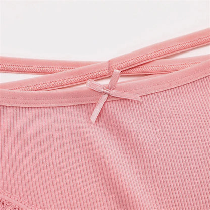 Lace Brazilian Panties Women Low Rise Cotton Underwear