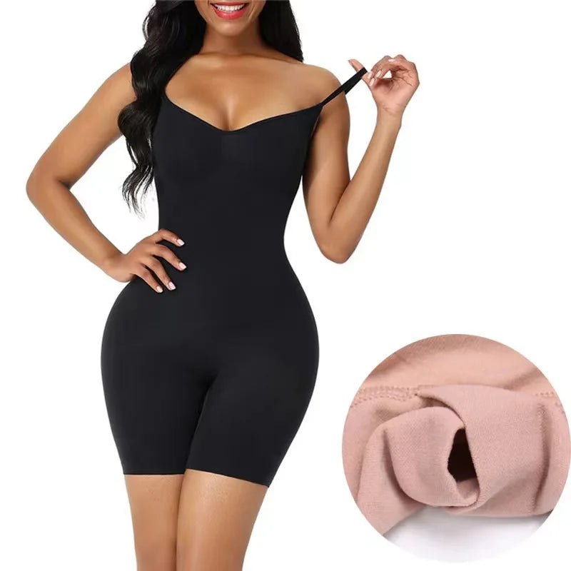 Seamless Shapewear Bodysuit for Women – Tummy Control