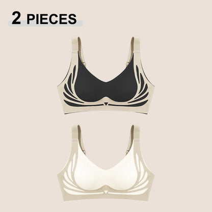 Angel Wings Seamless Push Up Bra No Wire Lingerie
