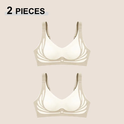 Angel Wings Seamless Push Up Bra No Wire Lingerie