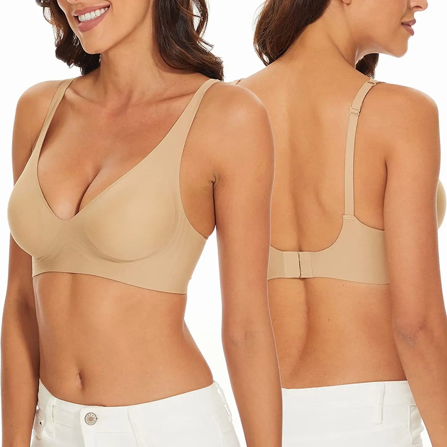 Seamless Wireless Bra – Push Up & Comfortable Fit