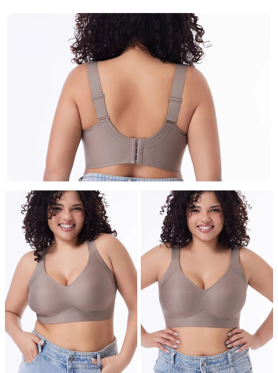 Seamless Push Up Bra Women Wireless Plus Size Bralette