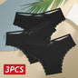 Lace Brazilian Panties Women Low Rise Cotton Underwear