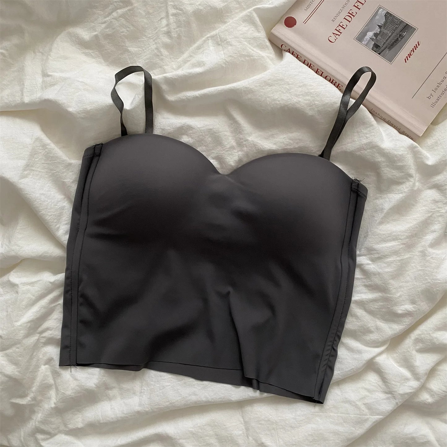 Seamless Yoga Tank Top Bra for Women U-Back Gym Vest